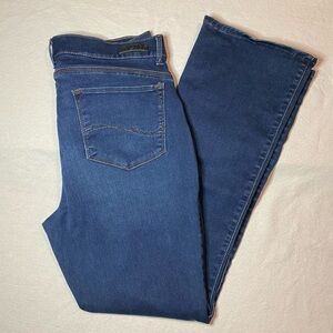 Lee Women’s Easy Fit Bootcut Fit Blue Denim Jeans Size 14 Medium